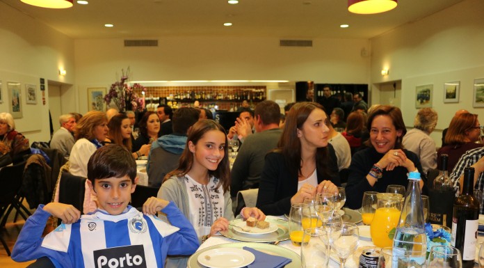 Jantar de Natal dos Dragões do Oeste com 120 pessoas Porto
