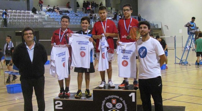 Areco Badminton promoveu torneio com 200 atletas de norte a sul do país Sub 13 (Tomás sacramento MVD_ Tiago Mendes NST 1ºLugar)
