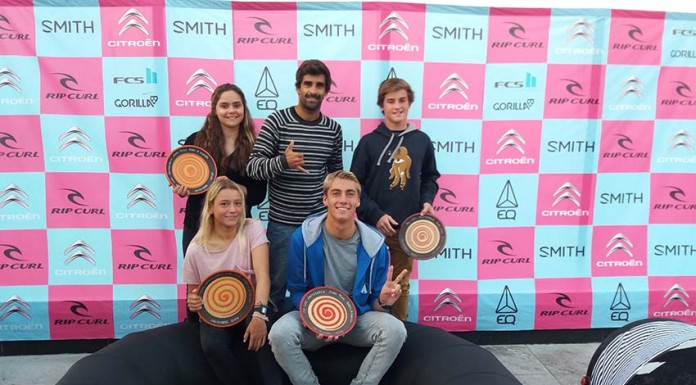 Surfistas caldenses competiram em final europeia Surfistas