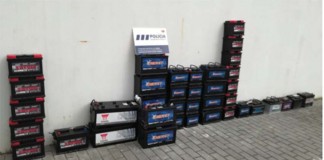 Furtos nas Caldas e em São Martinho do Porto Baterias roubadas