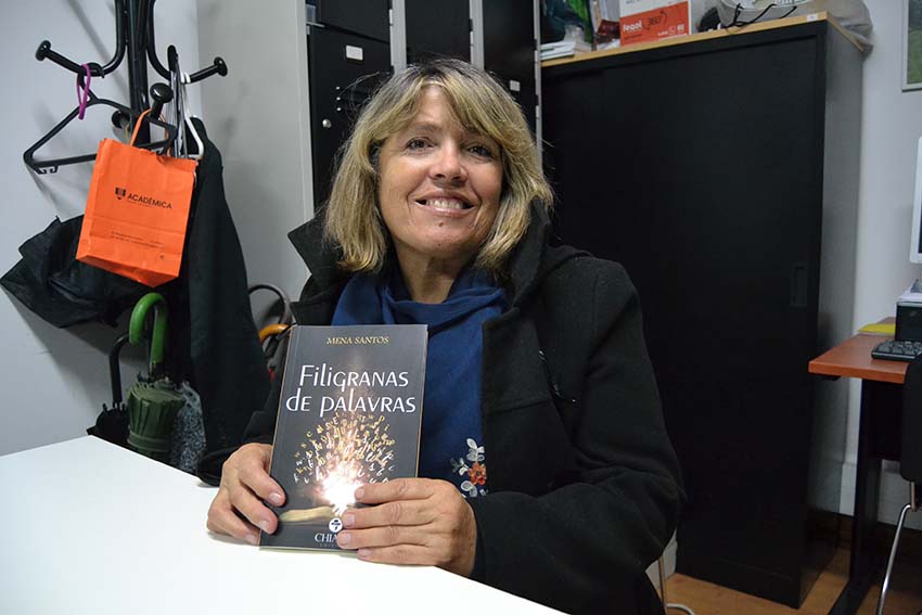 Poesia de Mena Santos dada a conhecer  na Paradense