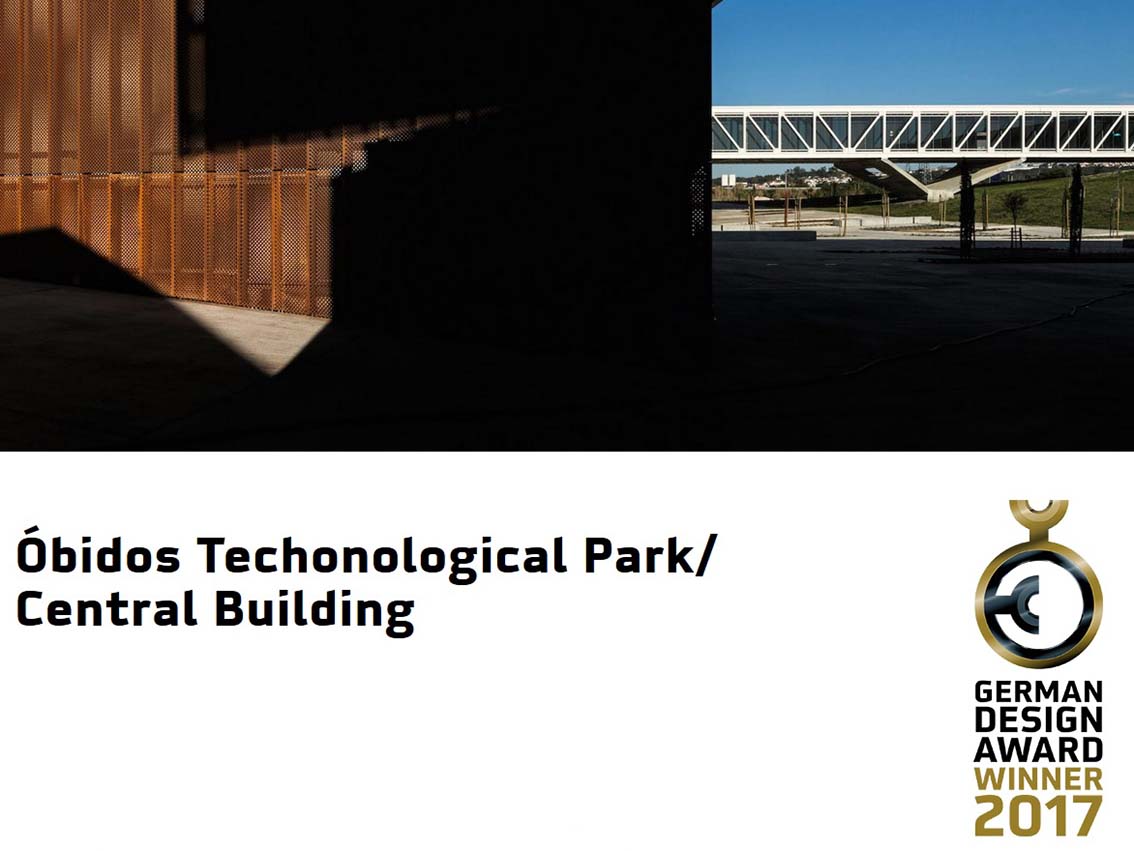 Edifício do Parque Tecnológico de Óbidos premiado na Alemanha
