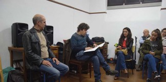 O actor Pedro Giestas quer a comunidade a fazer teatro em Óbidos PedroGiestasHistoria