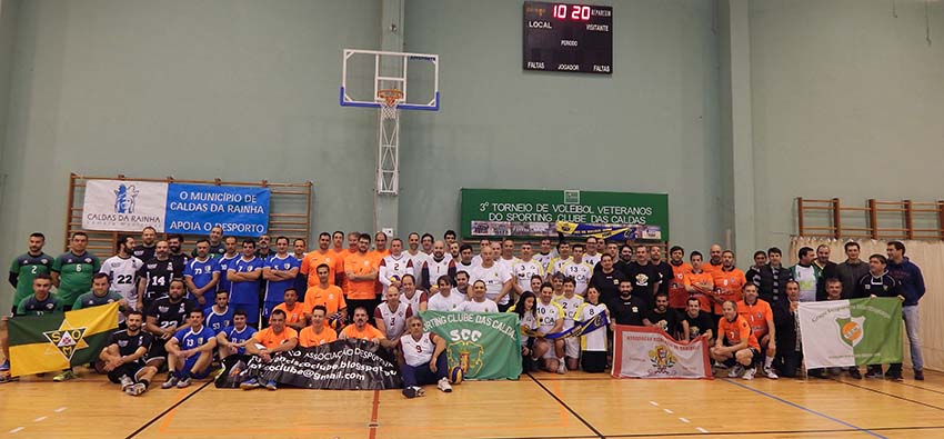 Veteranos do Sporting das Caldas organizaram torneio com mais de 100 atletas