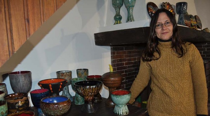 Elsa Rebelo abriu ao público o seu espaço de trabalho nas Cruzes Elsa Rebelo