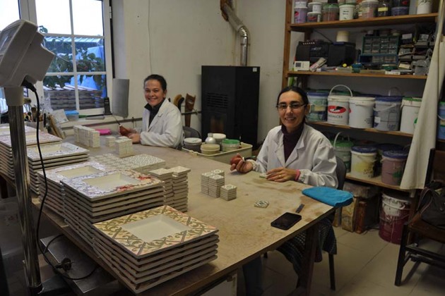 Colaboradoras da empresa