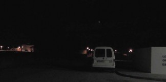 Rua da Misericórdia às escuras em Alfeizerão Santa Casa