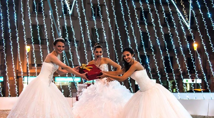 Edite Norte organizou sessão fotográfica na àrvore de Natal… Edite Norte