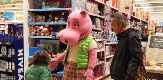 Popota passou pelas Caldas para dar as boas festas aos mais novos popota