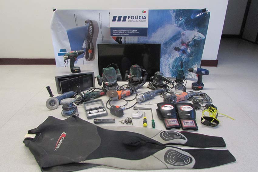 PSP recuperou artigos furtados em Peniche