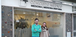 Clínica Conceito Médico junta tecnologia moderna e atendimento personalizado Augusto Aragão e Diana Morgado são caldenses e os dois sócios da clínica Conceito Médico