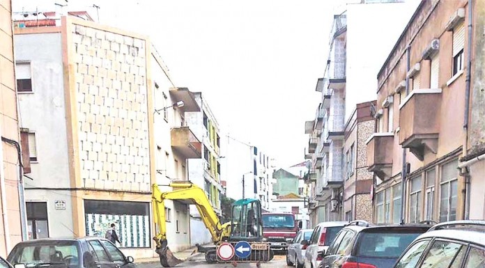 Um Inverno esburacado nalgumas ruas da cidade Noticias das Caldas