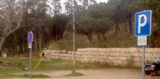 Estacionamento reservado para a Escola de Vela em terreno público Noticias das Caldas