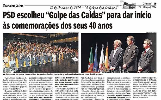 16 Março 1974 “O golpe das Caldas”
