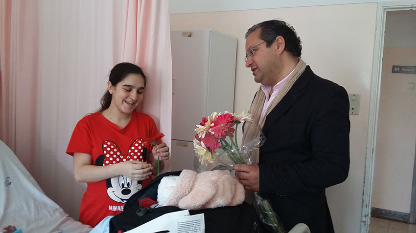 Óbidos.com ofereceu flores a mulheres internadas