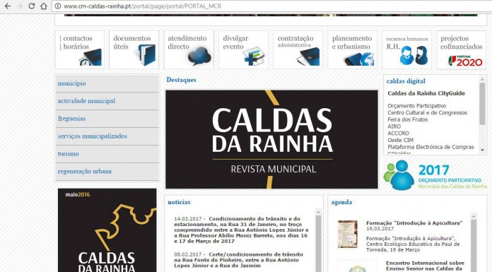 Site da Câmara das Caldas é o 285º menos transparente em 308 municípios notícias das Caldas