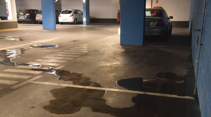 Infiltrações no parque de estacionamento da Praça 25 de Abril notícias das Caldas