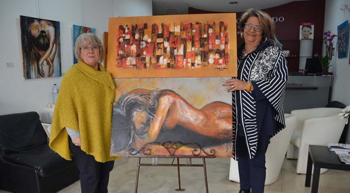 Para Alda Caetano e Dulce Horta a pintura é como uma terapia Notícias das Caldas