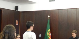 Um julgamento simulado sobre violência no namoro no tribunal das Caldas notícias das Caldas