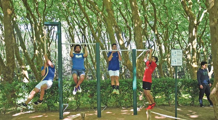 Mata caldense tem uma nova zona de manutenção Mata Rainha D.ª Leonor