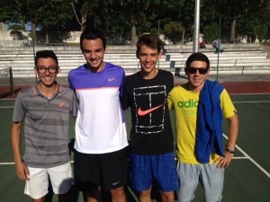 Equipa Sub18 Miguel Vaz, Duarte Sousa, Gonçalo Santos e Gonçalo Luz