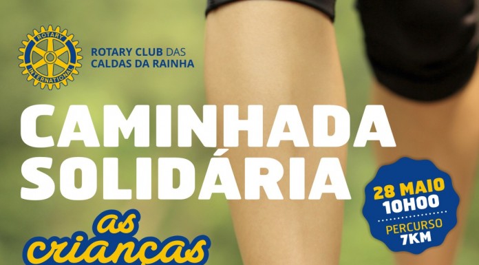 Rotários dinamizam caminhada solidária Caminhada Solidária