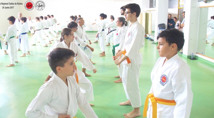 Encontro regional da Associação Shotokan Karate Internacional Portugal Gazeta das Caldas