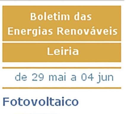 Cantinho da Energia Notícias das Caldas