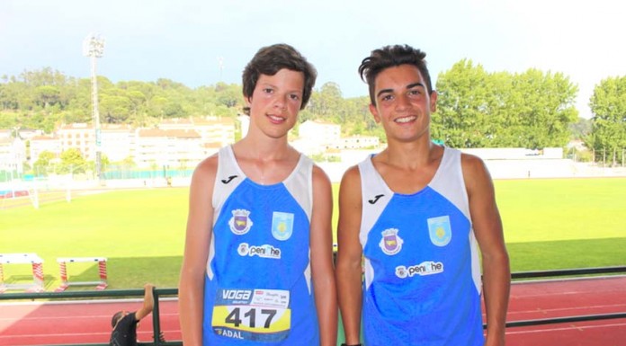 Atletas da Atouguia da Baleia no Tetratlo Jovem Distrital Gazeta das Caldas