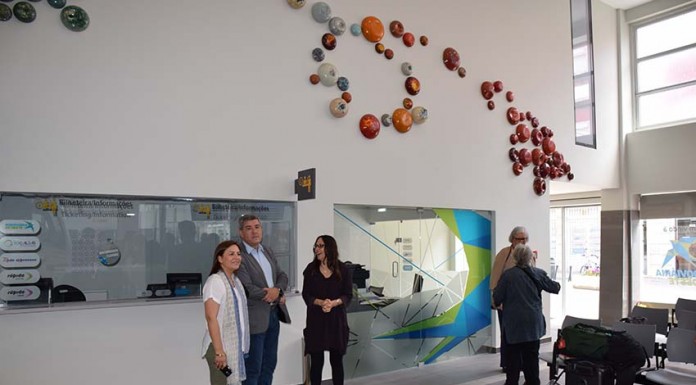 Elsa Rebelo intervém com cerâmica pela terceira vez na Rodoviária Notícias das Caldas