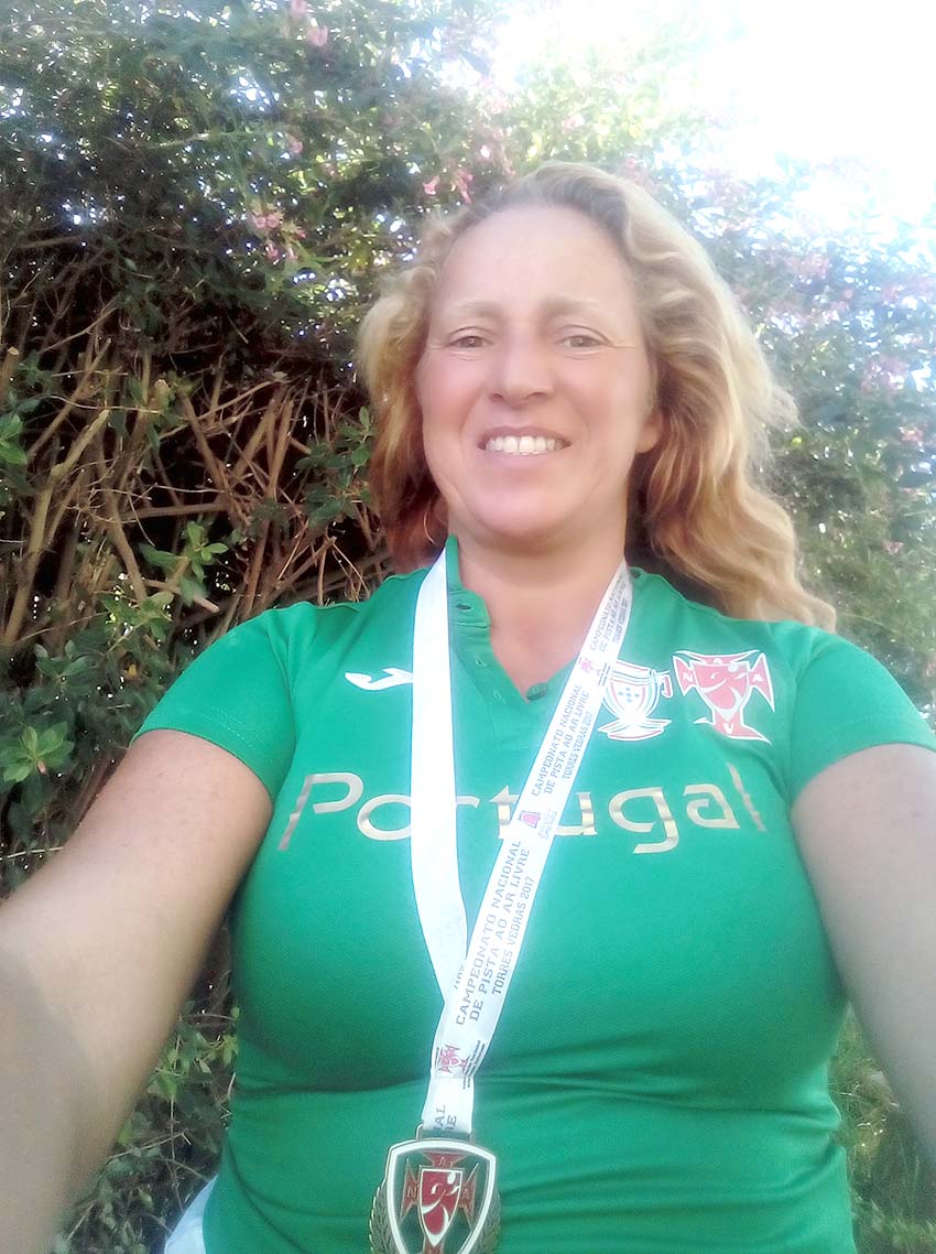 Cinco medalhas conquistadas pela atleta caldense Ana Vieira