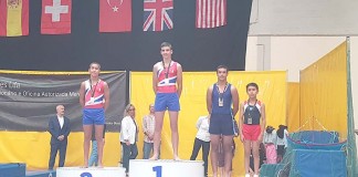 Henrique Nascimento do Acrotramp Clube das Caldas classifica-se em terceiro lugar na Scalabis Cup Gazeta das Caldas