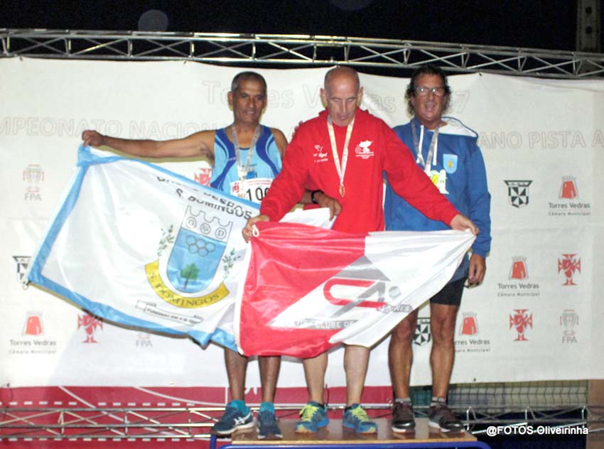 José Oliveira terceiro lugar na prova de Marcha no Campeonato Nacional