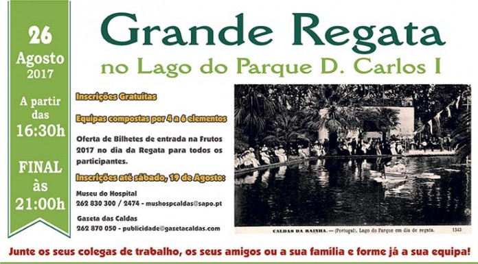 Grande Regata no lago do Parque D. Carlos I Gazeta das Caldas