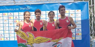 João Pereira e Melanie Santos no título Europeu do Benfica Gazeta das Caldas
