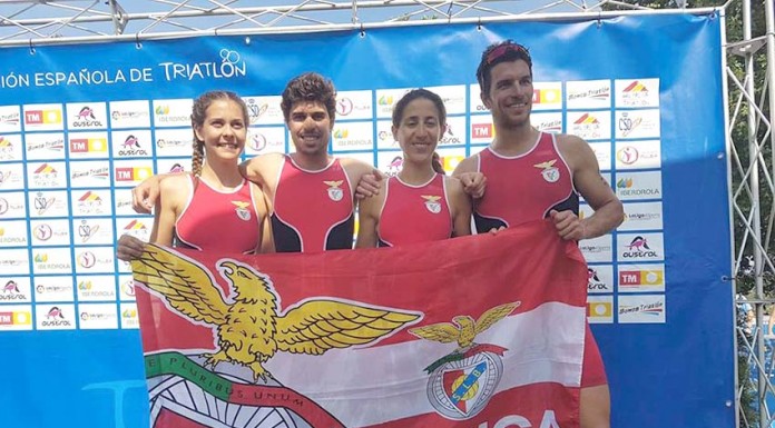 João Pereira e Melanie Santos no título Europeu do Benfica Gazeta das Caldas