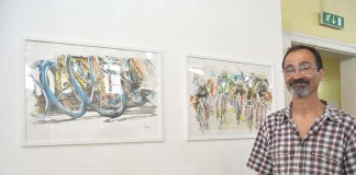 Museu do Ciclismo acolhe aguarelas sobre a bicicleta Gazeta das Caldas