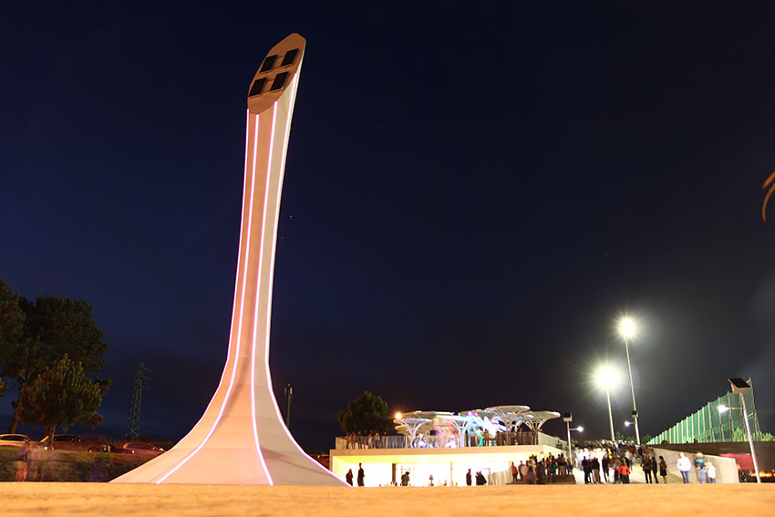 Torre do Abraço Verde é um novo ícone para as Caldas