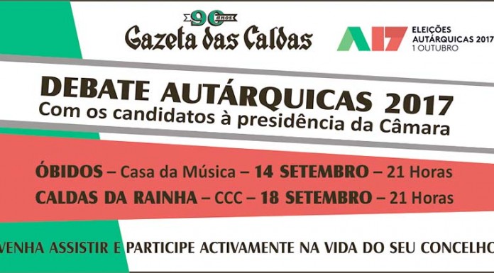 Gazeta promove debate sobre autárquicas Gazeta das Caldas