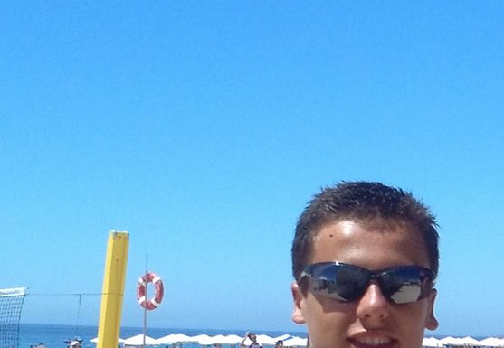 Afonso Reis na final do Europeu de Sub20