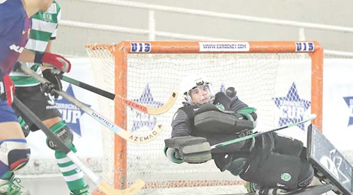 Caldense António Leal na vitória do Sporting na Eurockey Cup Gazeta das Caldas