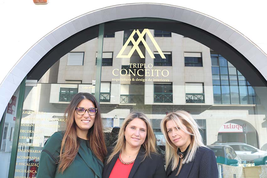 Triplo Conceito – arquitectura, interiores e design num espaço