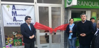 Moradores e amigos do Bairro Azul inauguraram sede Gazeta das Caldas