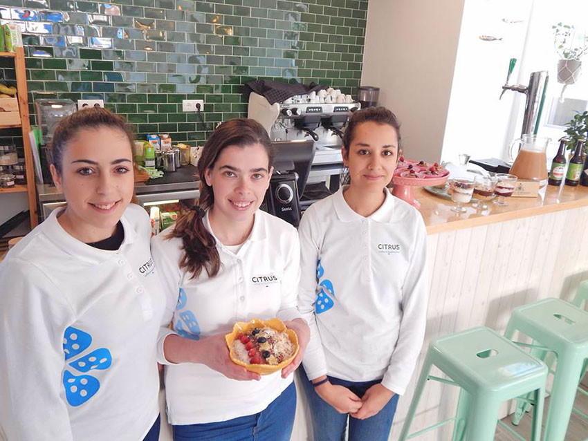 Citrus Coffee: refeições saudáveis com vista para a Praça da Fruta