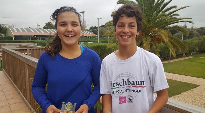 Pedro Libório e Carolina Reis nas finais de singulares em Carcavelos Gazeta das Caldas