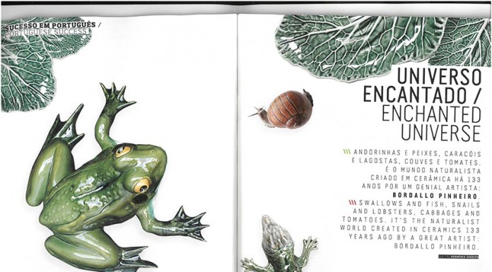 A história recente da Fábrica de Faianças Bordalo Pinheiro está contada na revista da TAP Gazeta das Caldas