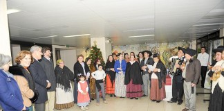 Rancho do Reguengo da Parada cantou as Janeiras na Câmara Gazeta das Caldas