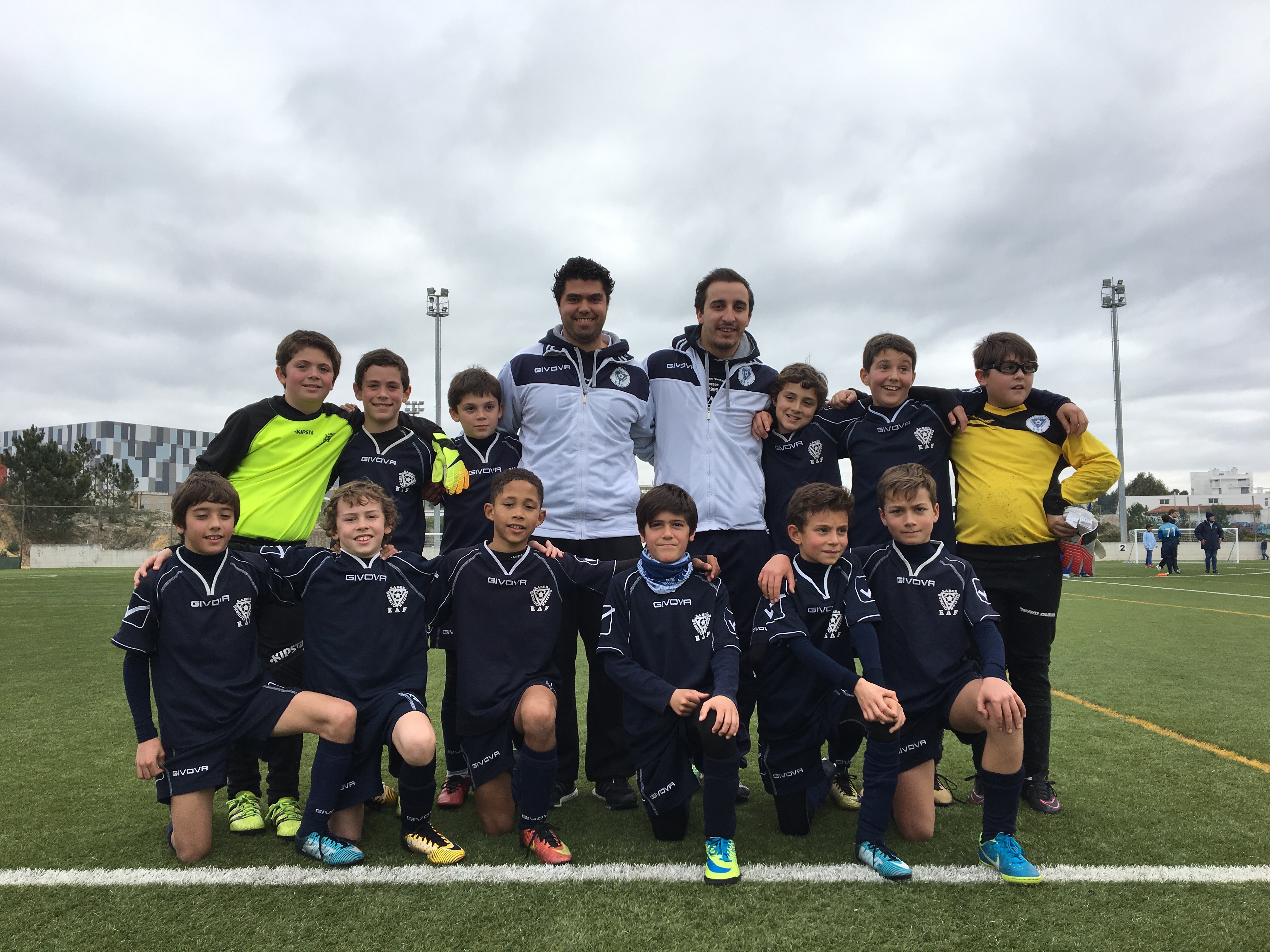 Um belo jogo de futebol