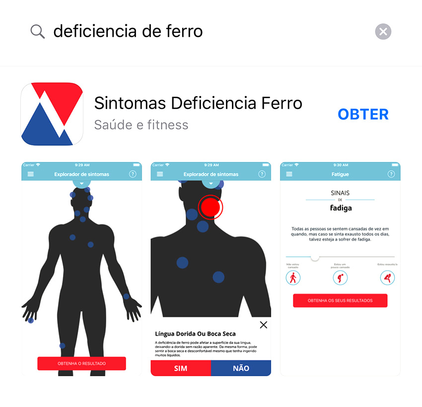 Aplicação para o telemóvel ajuda a identificar os sintomas da Anemia