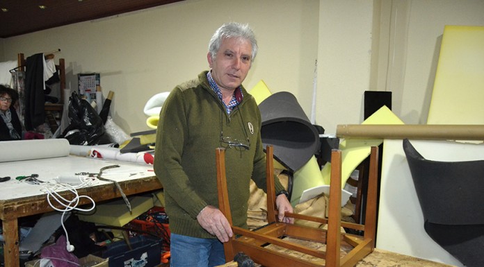 “Estofar é a arte de dar nova vida a sofás e a cadeirões “ Gazeta das Caldas - estufador